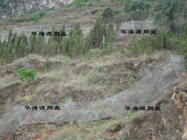 華海源公司承建的華能功果橋水電站被動防護網工程竣工